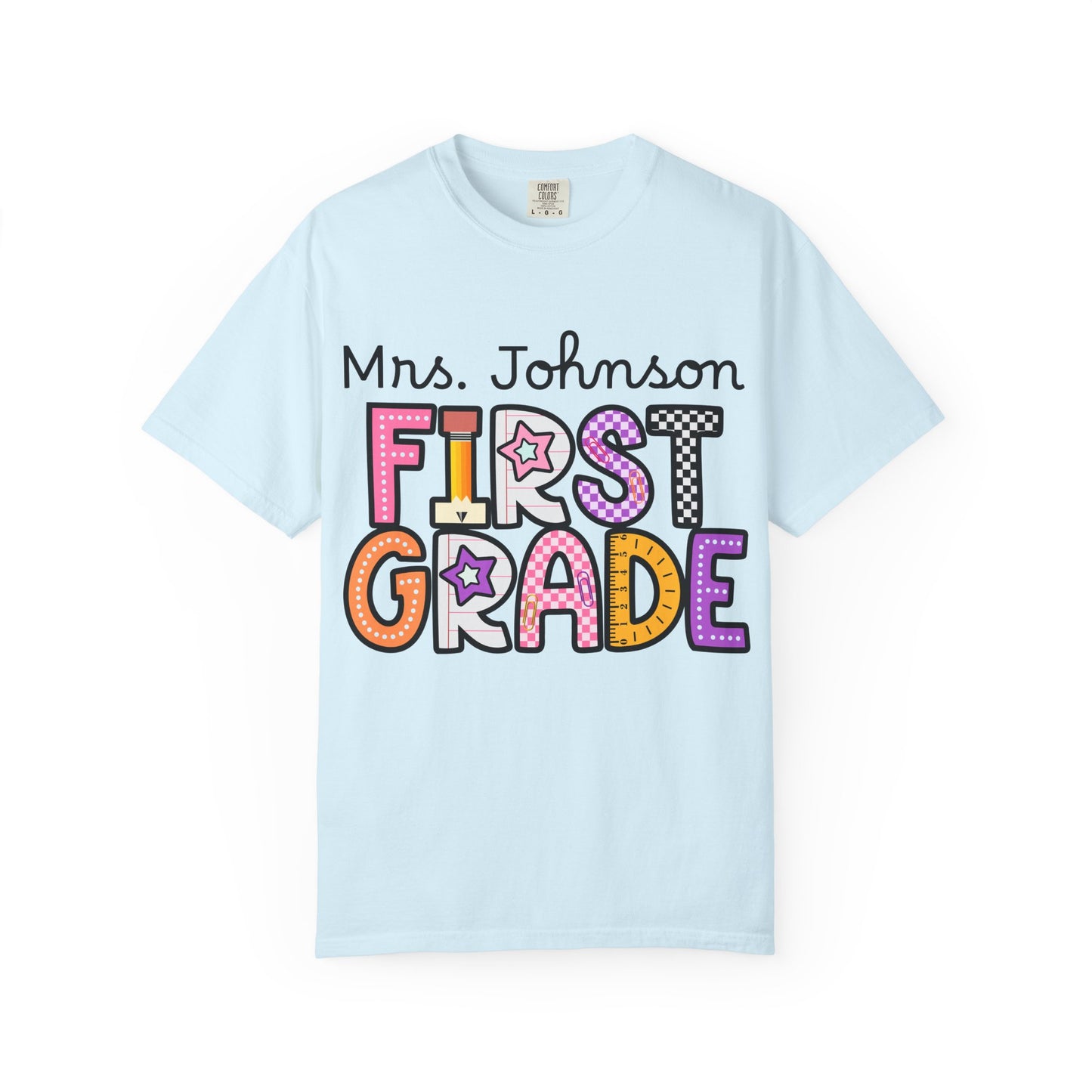 Personalized First Grade Teacher T-Shirt