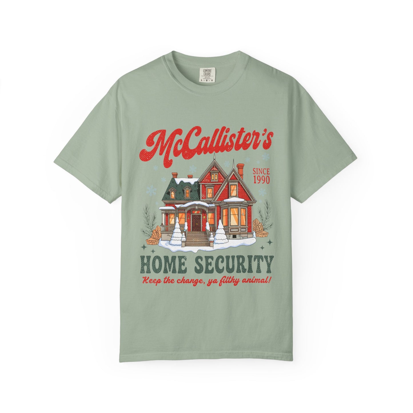 McCallister's Home Security T-Shirt — Christmas Vacation Movie Cozy Tee