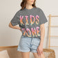 Kids Zone Daycare Comfort Colors Tee - Spring Pastels Plaid