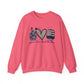 Peace Love Back the Blue Crewneck Sweatshirt