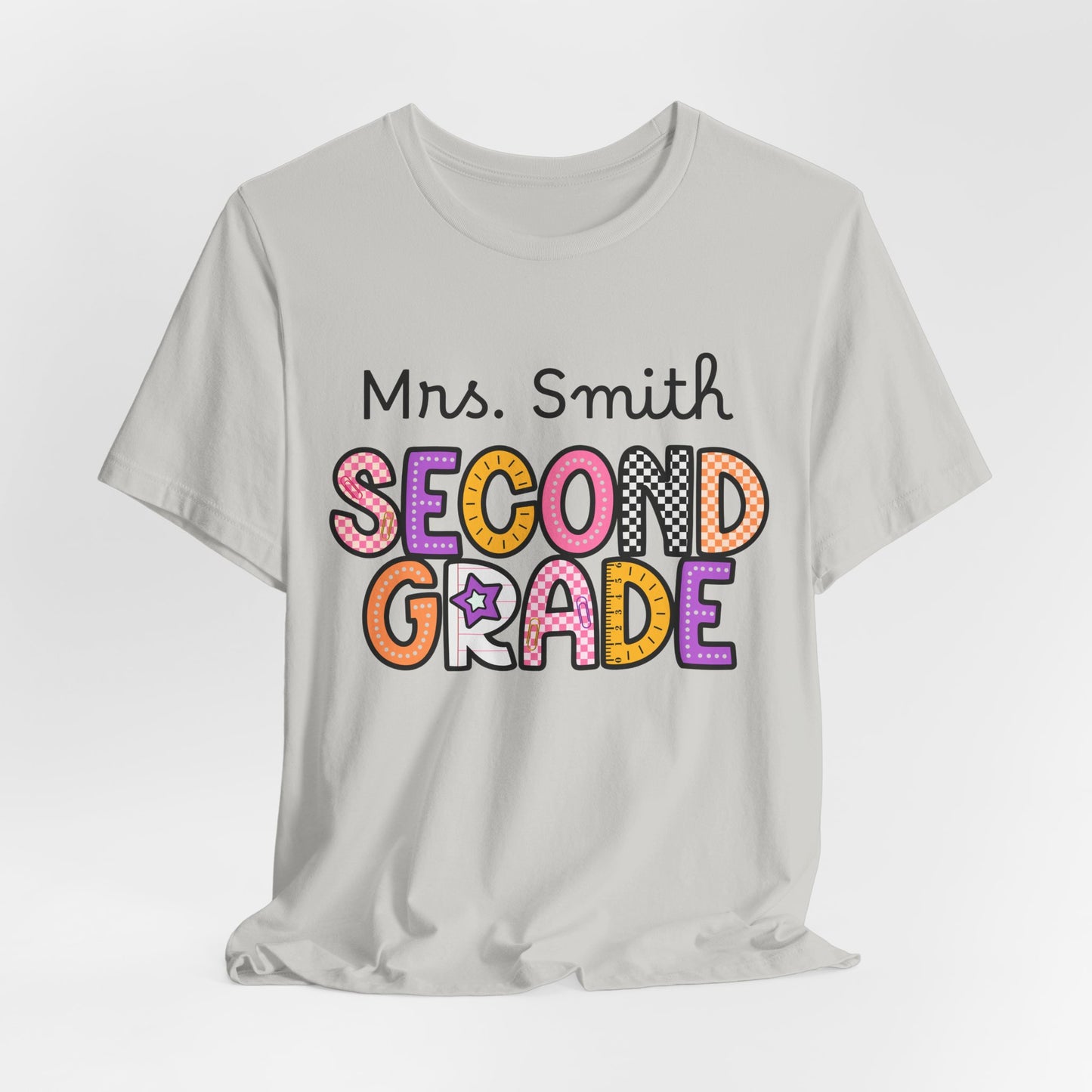 Personalized Second Grade Teacher T-Shirt