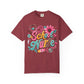 School Nurse T-Shirt — Cute Floral Stethoscope Design