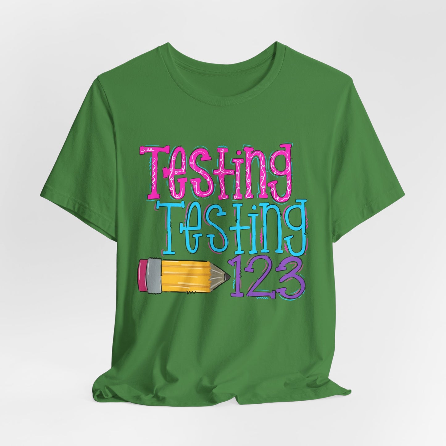 Testing Testing 123 Pencil School Tee