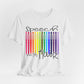 Rainbow Flair Pen School Staff Tee - Speech With Flair