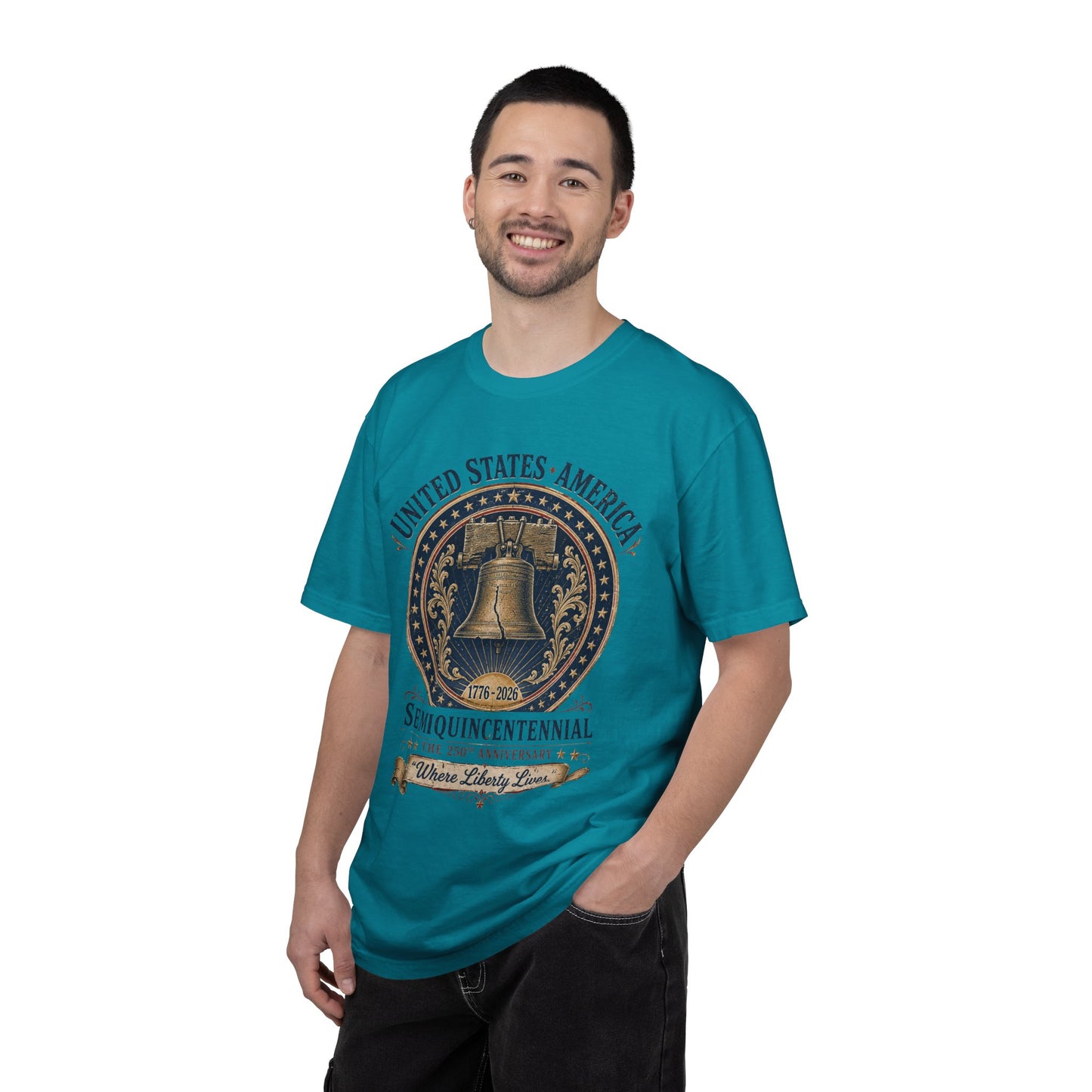Semiquincentennial Liberty Bell T-Shirt — 250th USA Anniversary Tee
