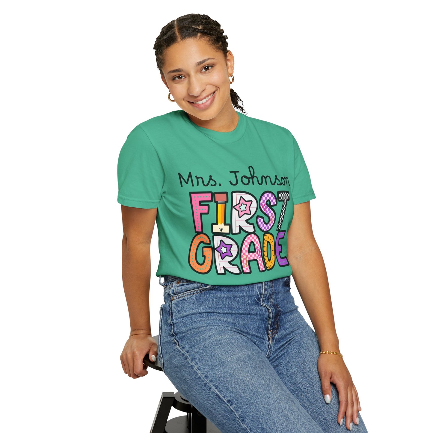 Personalized First Grade Teacher T-Shirt