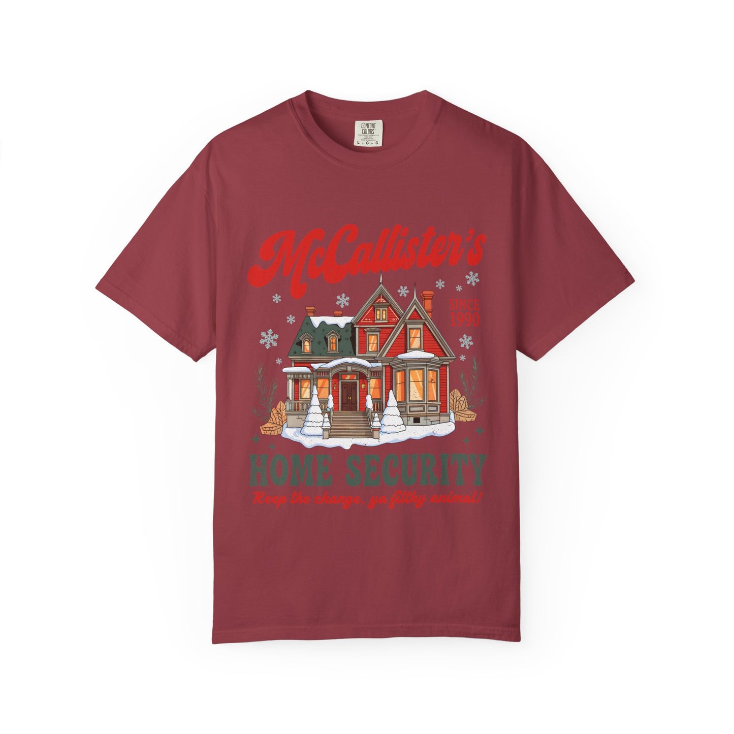 McCallister's Home Security T-Shirt — Christmas Vacation Movie Cozy Tee