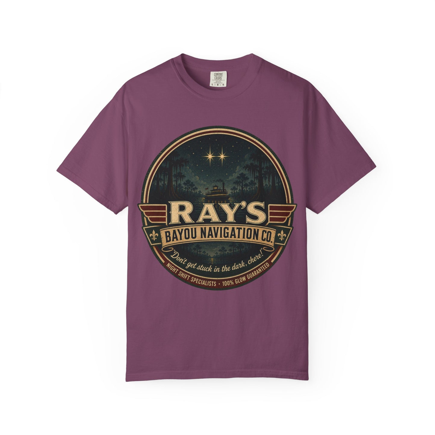 Ray’s Bayou Navigation Co. T-Shirt — Vintage Cajun Bayou Graphic Tee