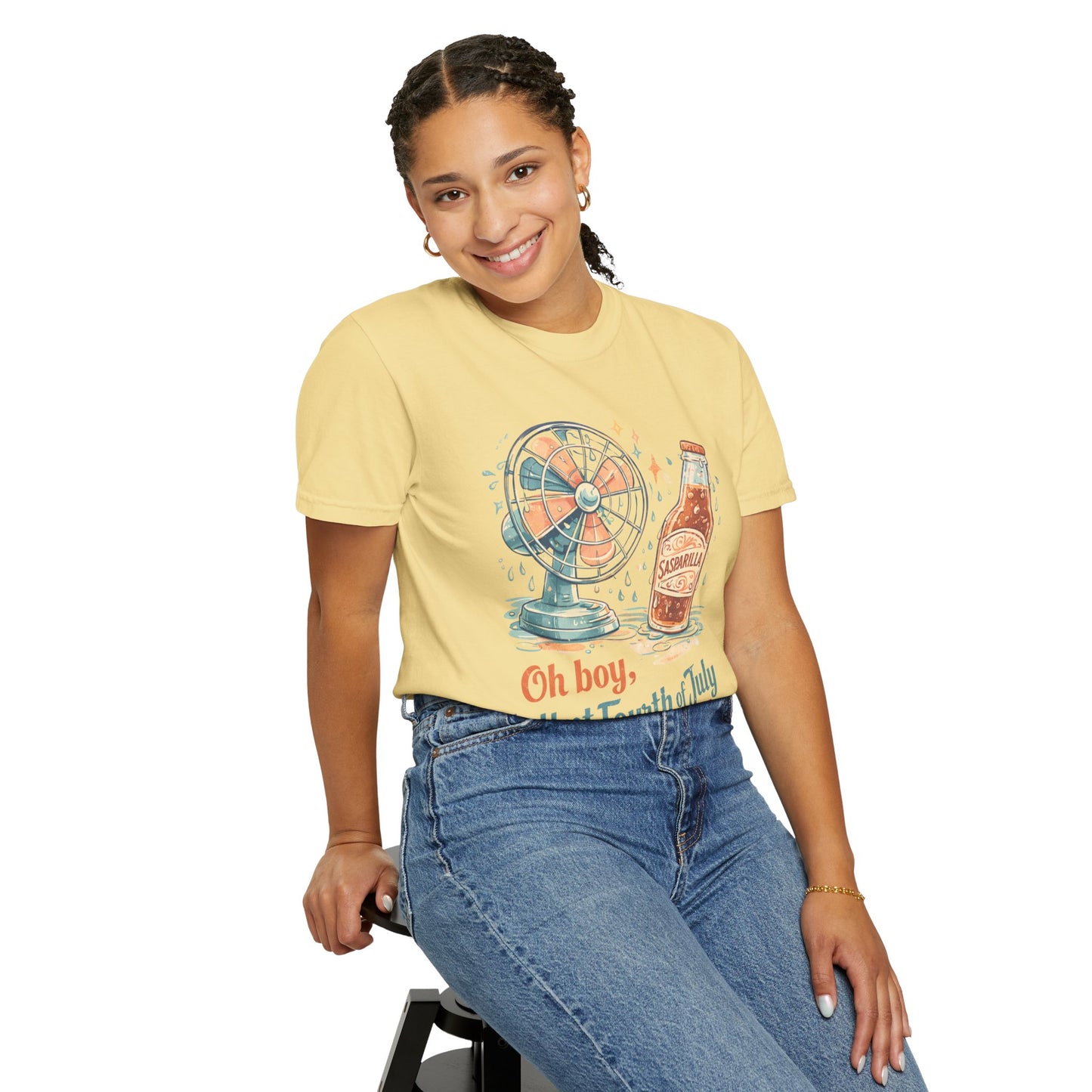 Progress Vintage Tee — "Oh boy, hottest Fourth of July we've had in years!"