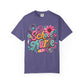 School Nurse T-Shirt — Cute Floral Stethoscope Design