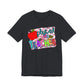 Colorful Faux Glitter Tee - PE Teacher