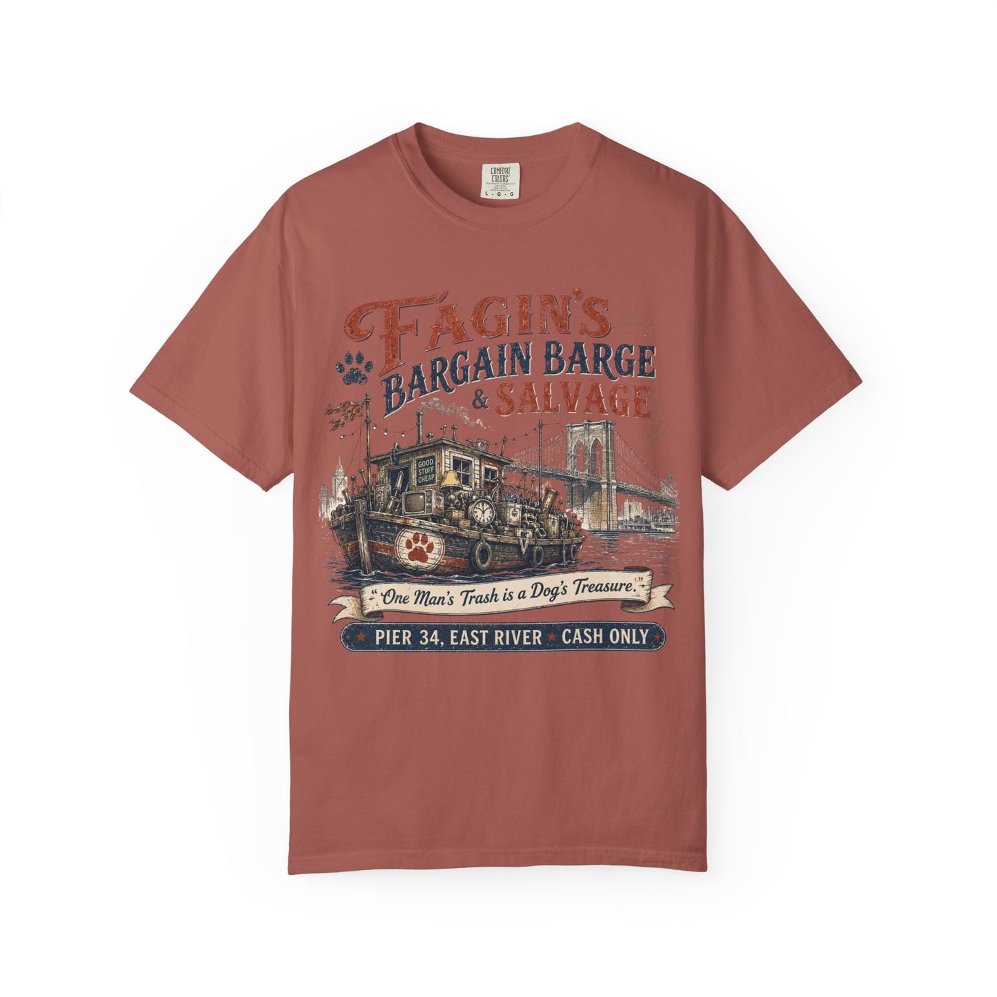 Fagin's Bargain Barge & Salvage Graphic T-Shirt