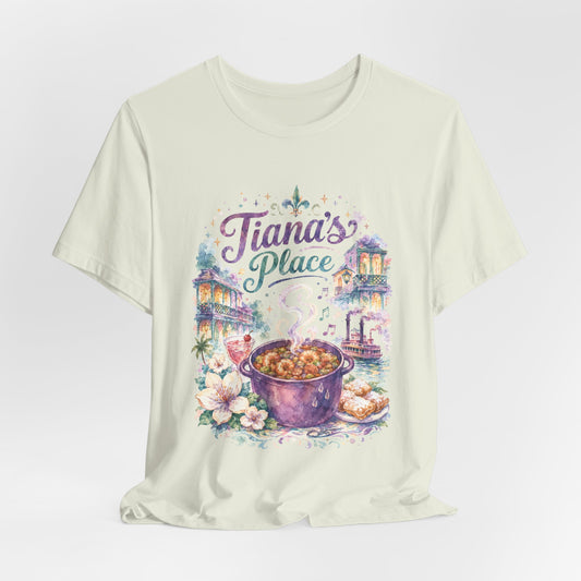 Tiana's Place Tee — Southern Gumbo & Magnolia Graphic Shirt