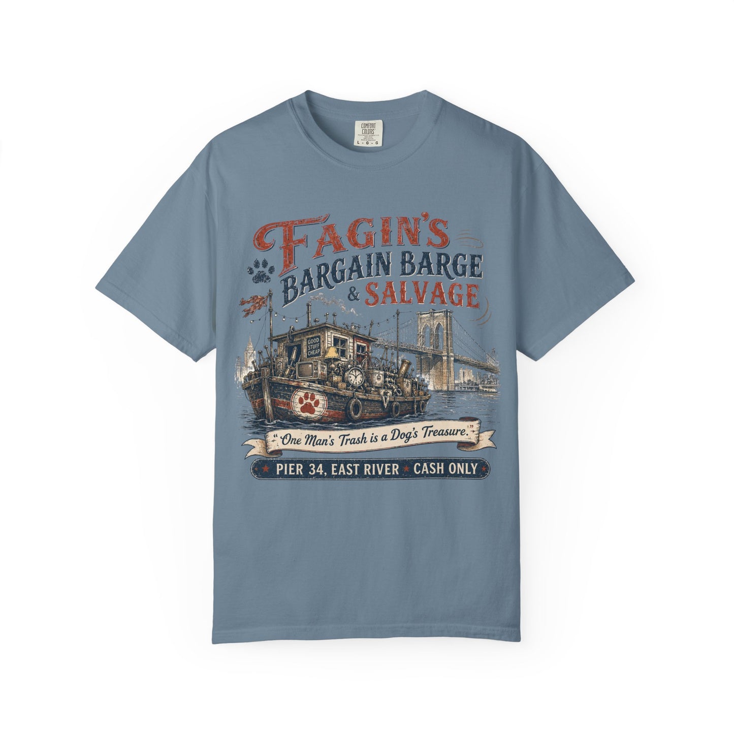 Fagin's Bargain Barge & Salvage Graphic T-Shirt