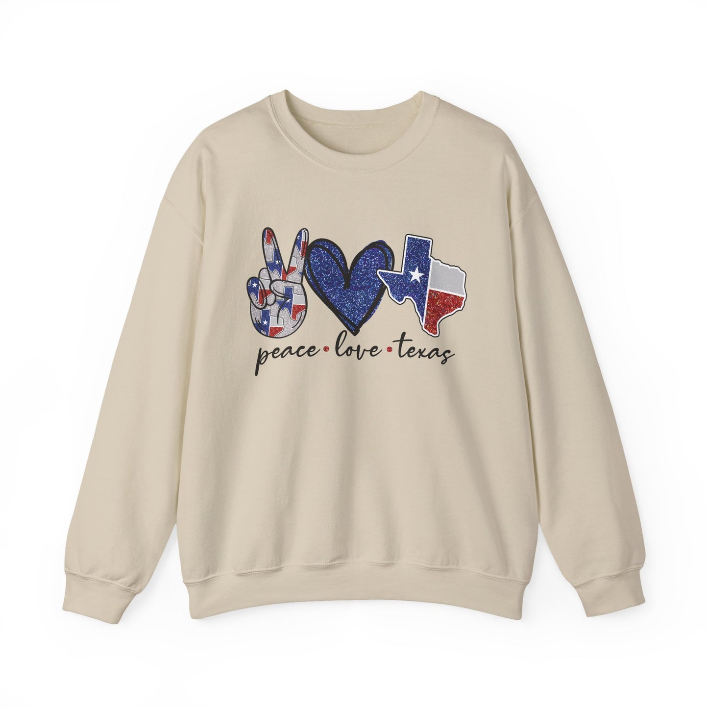 Peace Love Texas Sweatshirt Crewneck