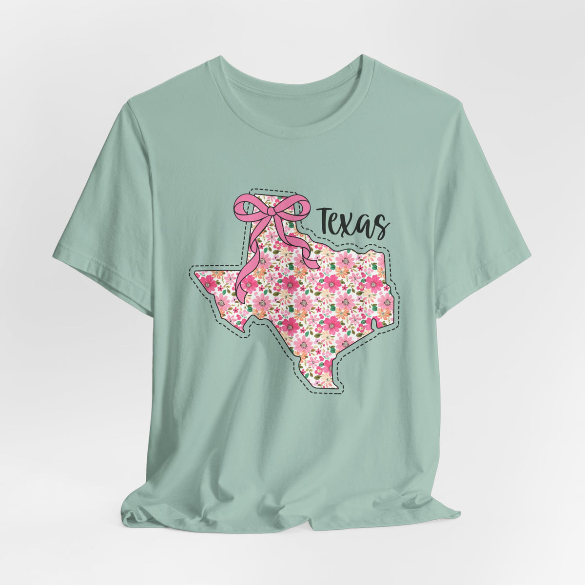 Texas Floral T-Shirt | Unisex Garment-Dyed Tee | Southern Charm Apparel, Gift for Texans, Casual Wear, Spring/Summer Fashion