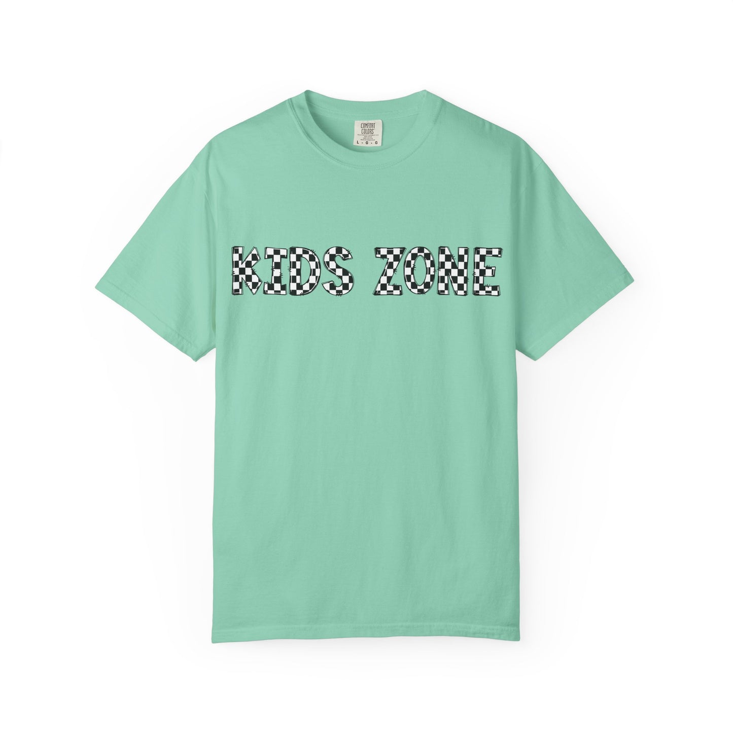 Kids Zone Daycare T-Shirt - Checkered Print