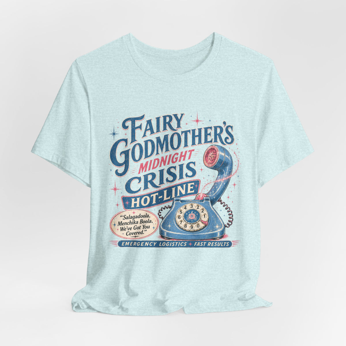 Fairy Godmother’s Midnight Crisis Hotline Tee