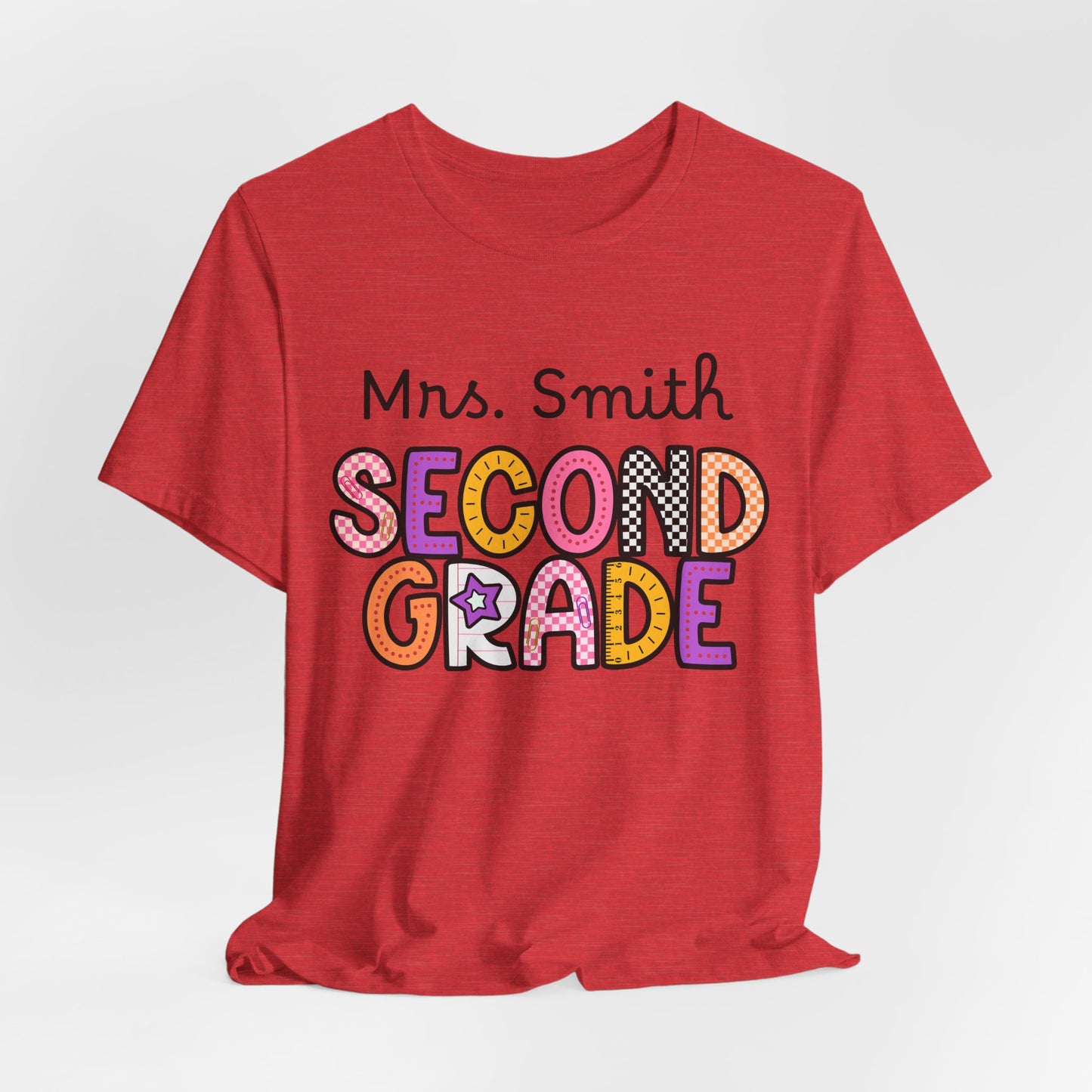 Personalized Second Grade Teacher T-Shirt