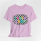 Lunch Lady T-Shirt — Retro Checkerboard Graphic Tee for School Staff & Cafeteria Heroes