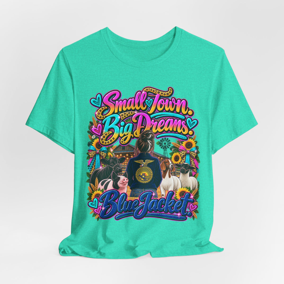 Small Town, Big Dreams, Blue Jacket T‑Shirt