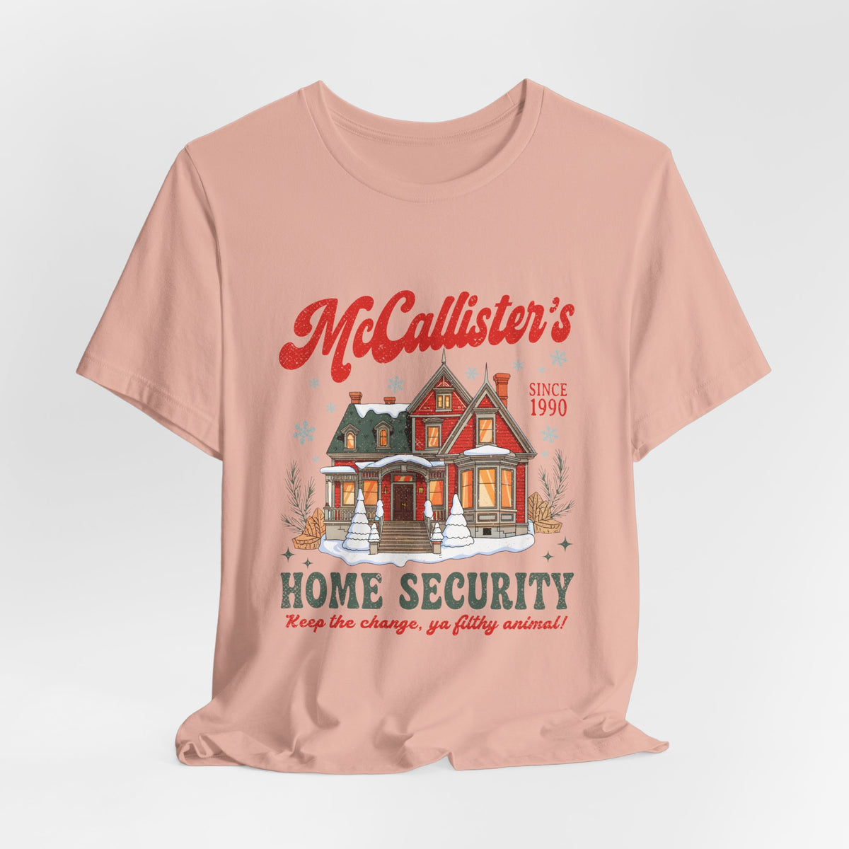 McCallister's Home Security T-Shirt — Christmas Vacation Movie Cozy Tee
