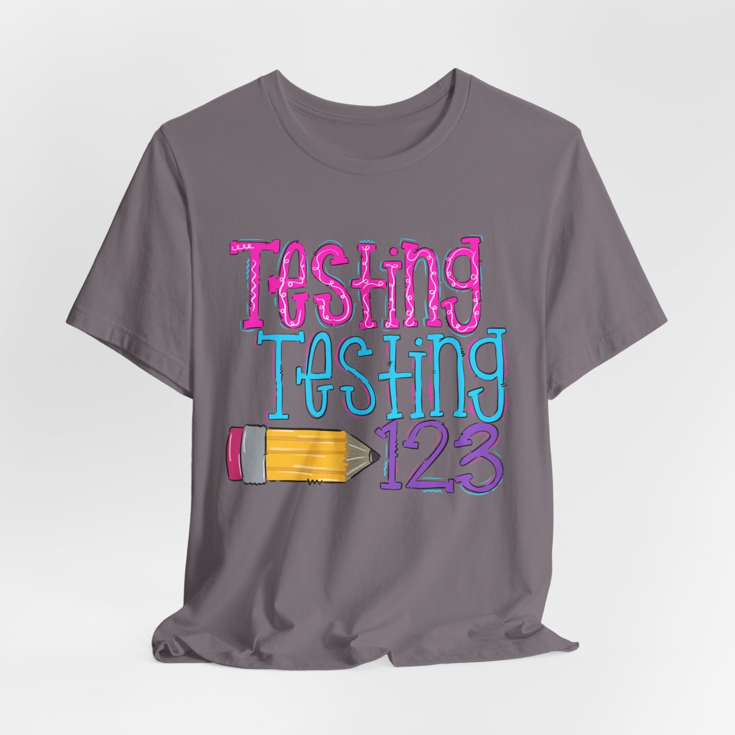 Testing Testing 123 Pencil School Tee