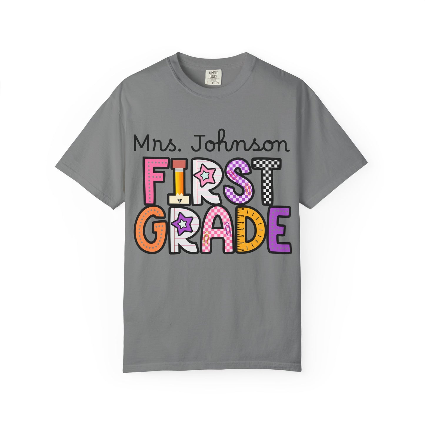 Personalized First Grade Teacher T-Shirt