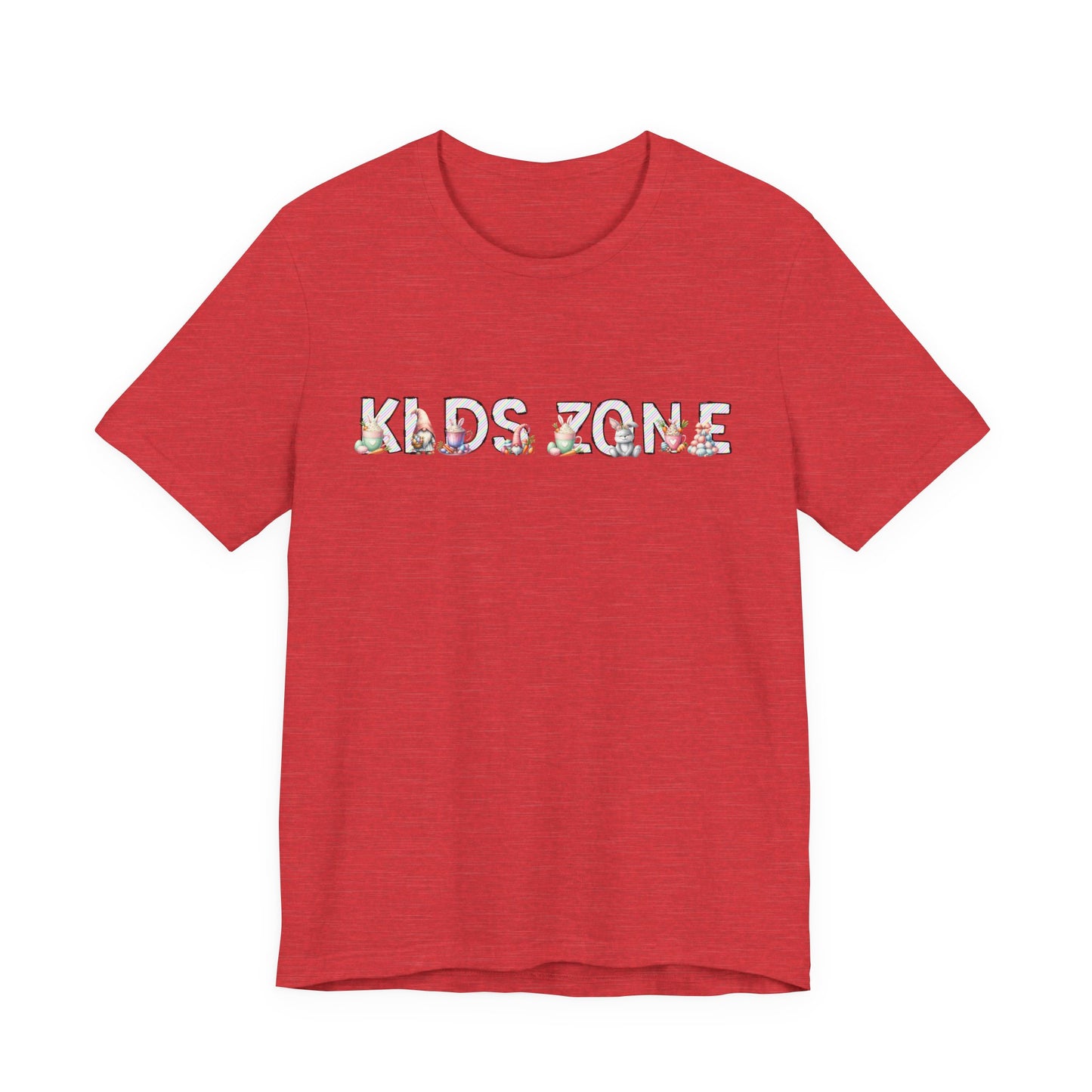 Kids Zone Daycare Easter T-Shirt — Easter Stripes