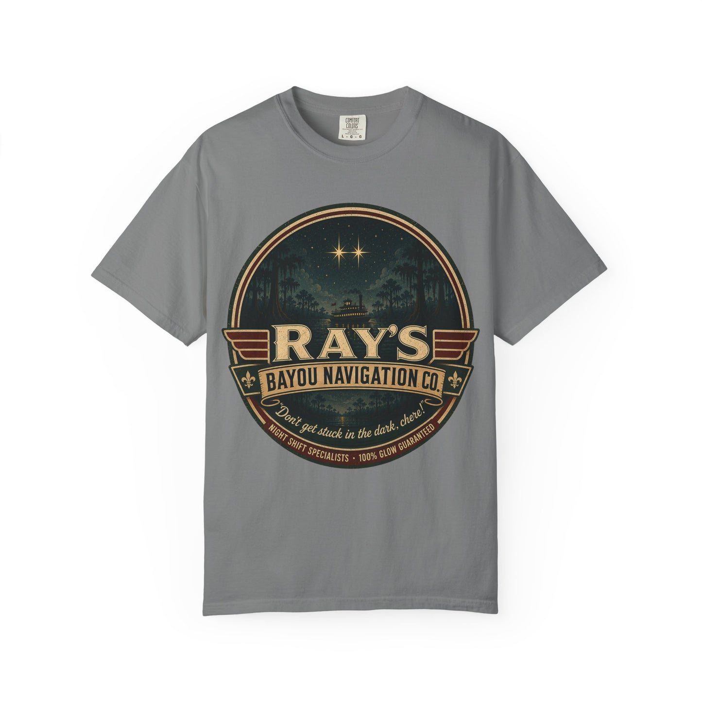 Ray’s Bayou Navigation Co. T-Shirt — Vintage Cajun Bayou Graphic Tee