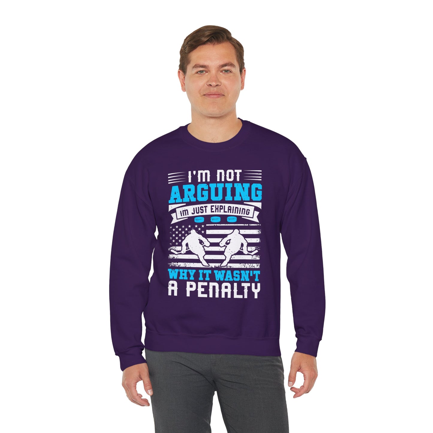 I'm Not Arguing Hockey Crewneck Sweatshirt
