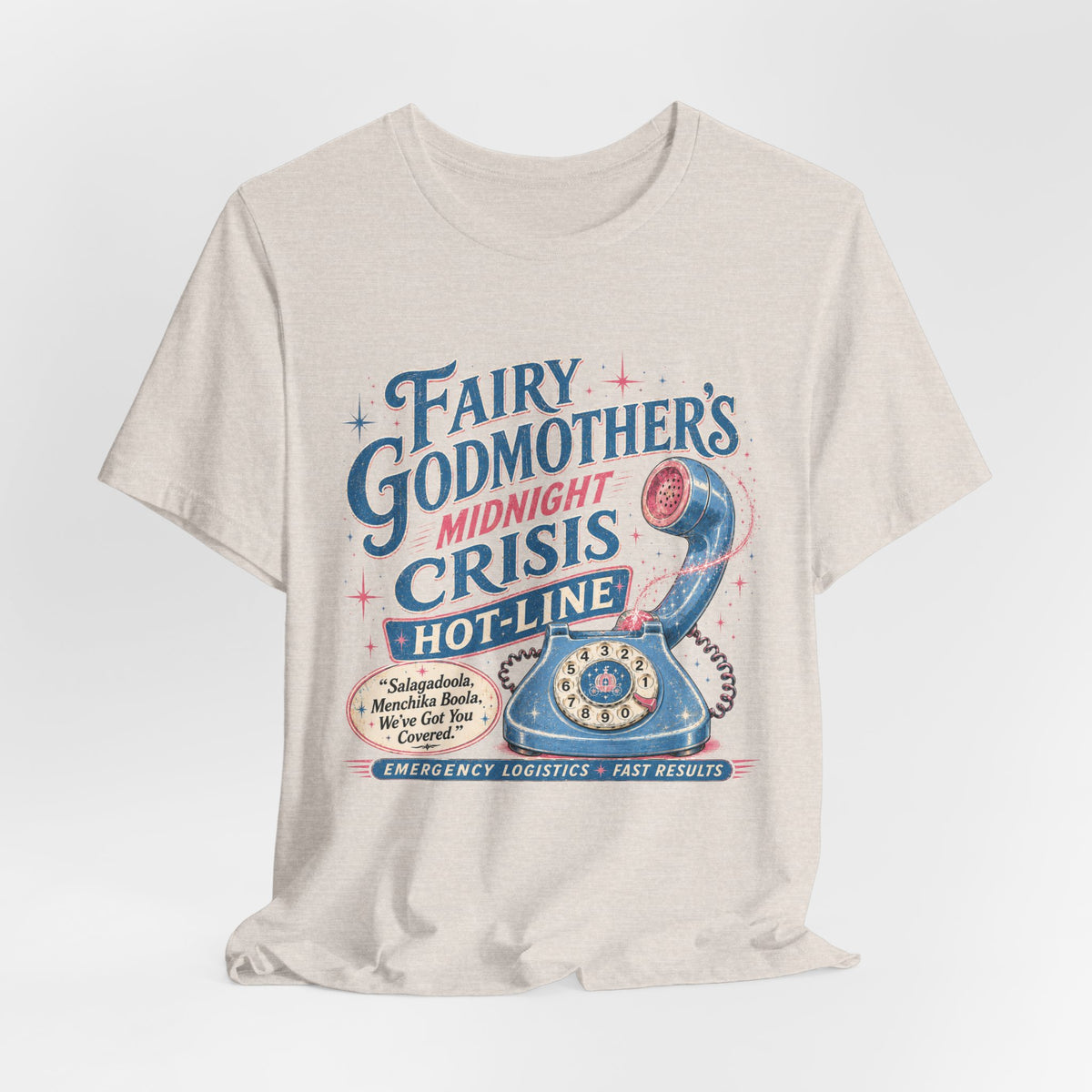 Fairy Godmother’s Midnight Crisis Hotline Tee