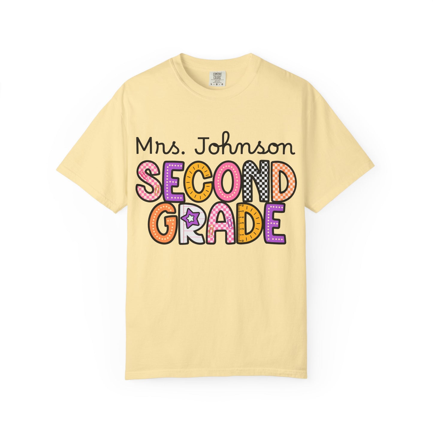 Personalized Second Grade Teacher T-Shirt