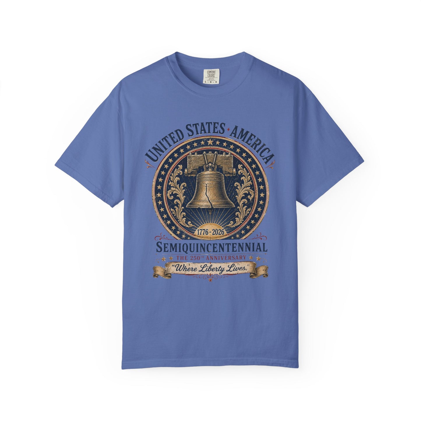 Semiquincentennial Liberty Bell T-Shirt — 250th USA Anniversary Tee