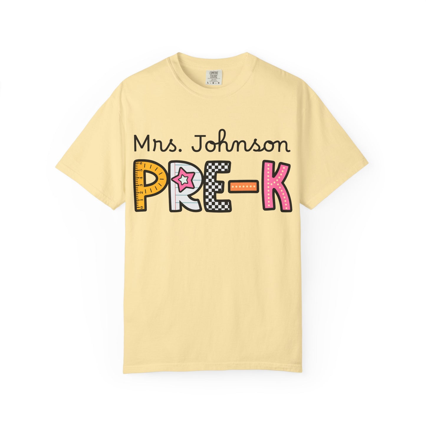 Personalized Pre-K Teacher T-Shirt