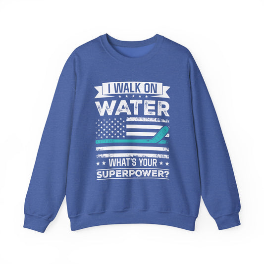 I Walk On Water Crewneck Sweatshirt