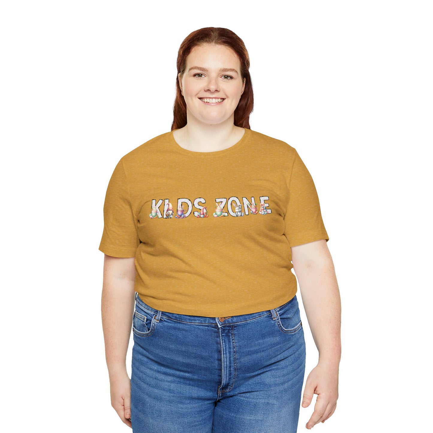 Kids Zone Daycare Easter T-Shirt — Easter Stripes