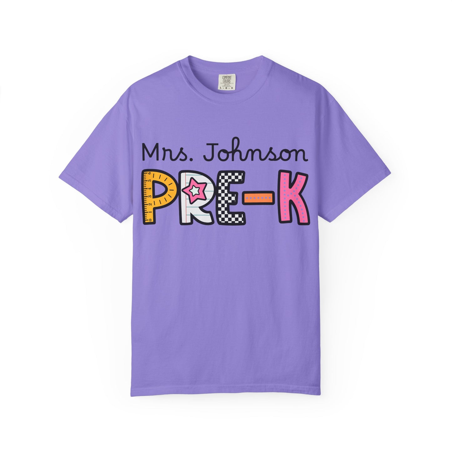 Personalized Pre-K Teacher T-Shirt