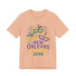 New Orleans Girl Trip 2026 T-Shirt — Mardi Gras Masks Bachelorette Tee
