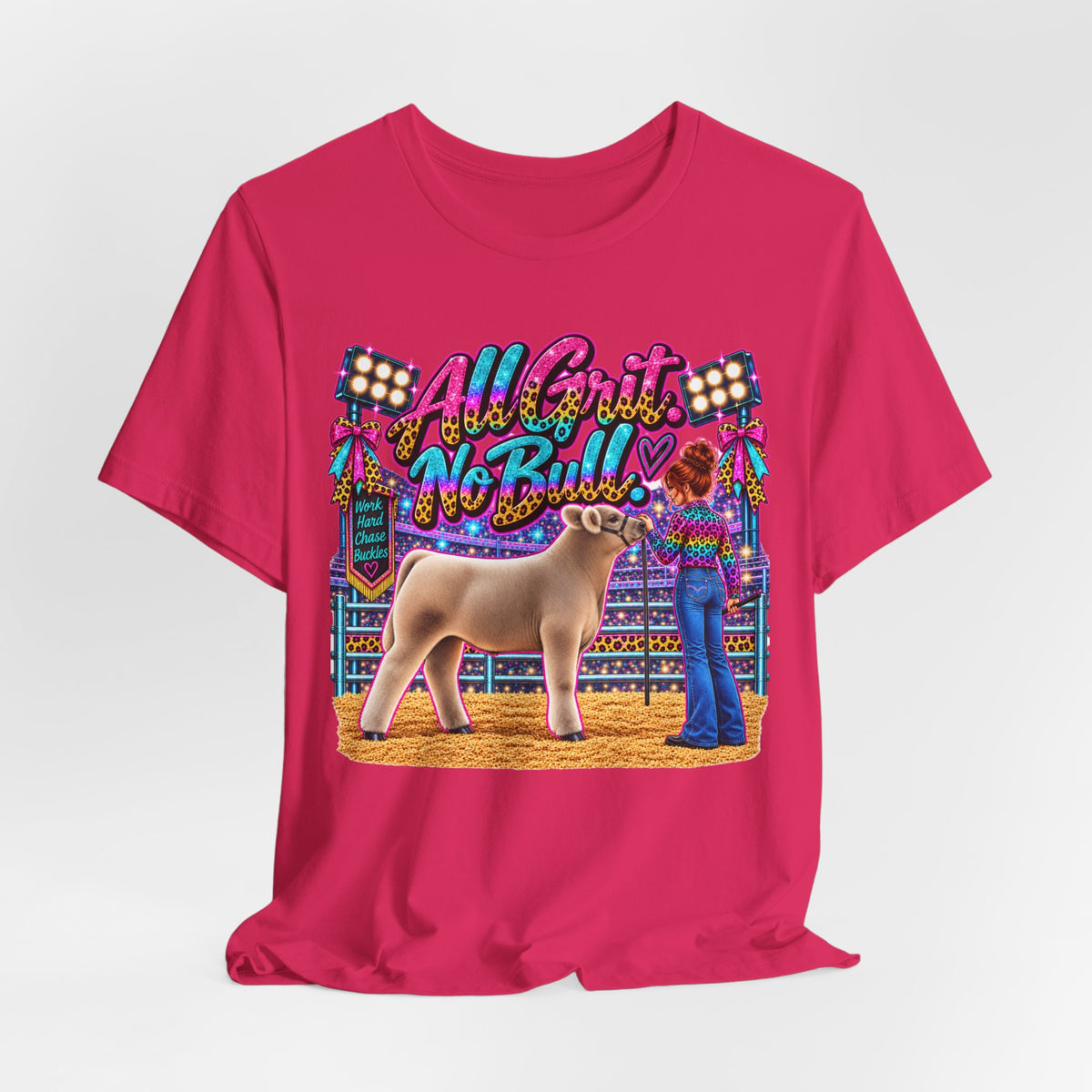 Show Steer "All Grit, No Bull" Livestock Show Tee
