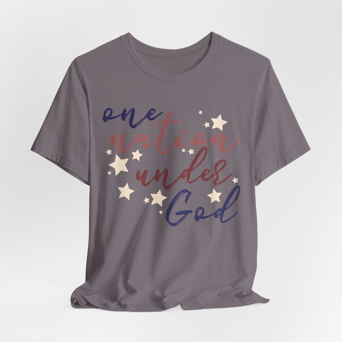 One Nation Under God T-Shirt — Patriotic Faith Tee with Stars