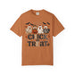 Faux Quilted Halloween Chick or Treat T‑Shirt