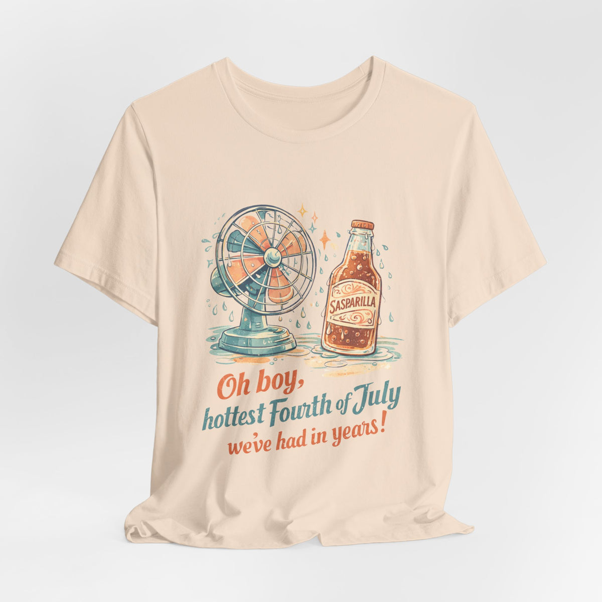 Progress Retro Tee — “Oh boy, hottest Fourth of July we’ve had in years!”