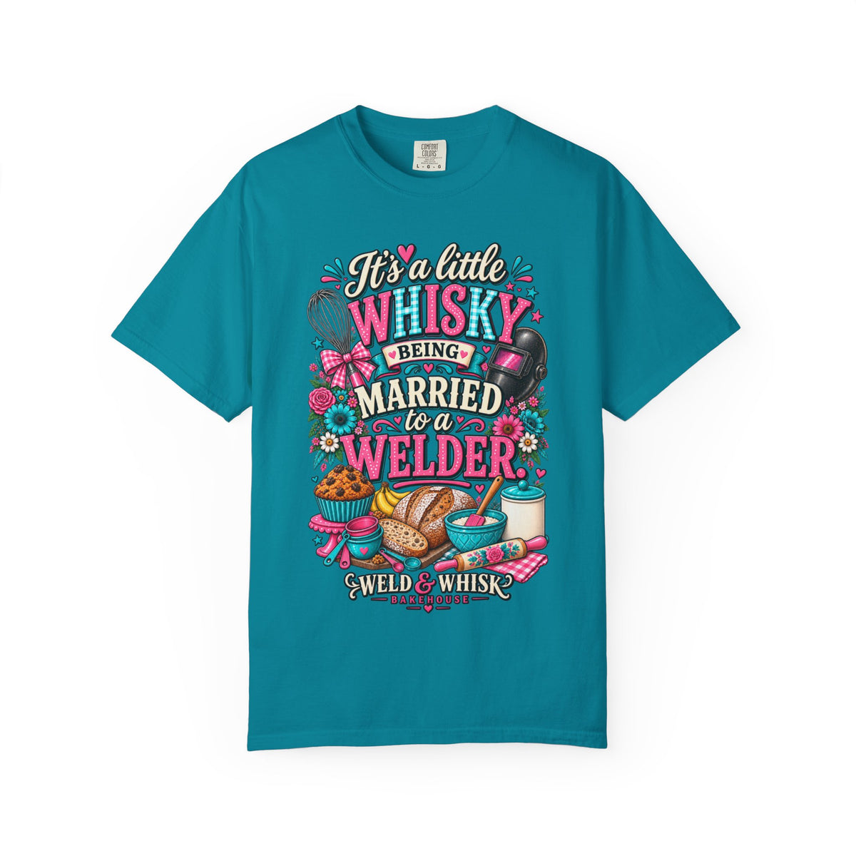 It's a Little Whisky Being Married to a Welder T-Shirt — Funny Welder Wife Gift