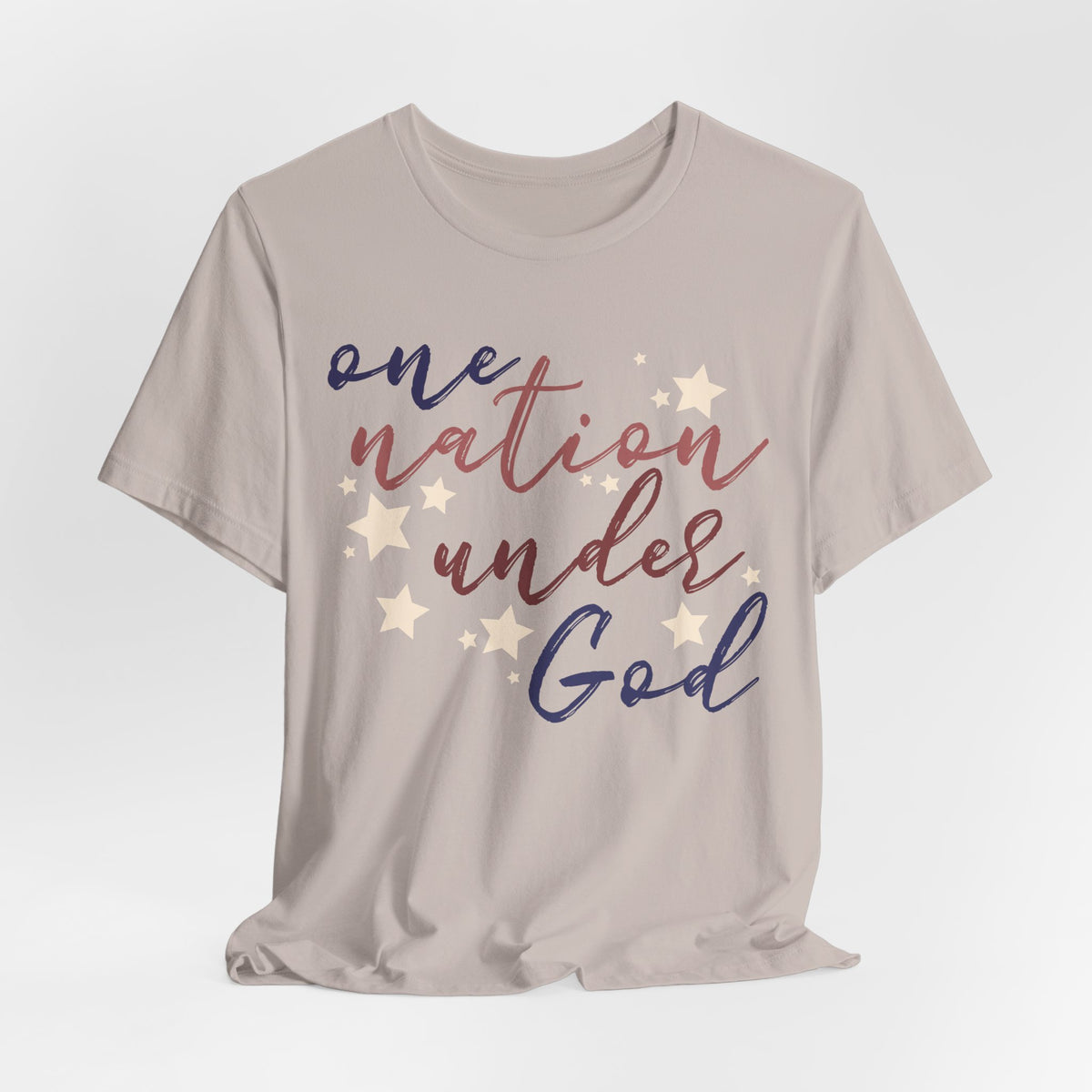 One Nation Under God T-Shirt — Patriotic Faith Tee with Stars