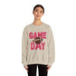 Game Day Football Yarn Crewneck Sweatshirt