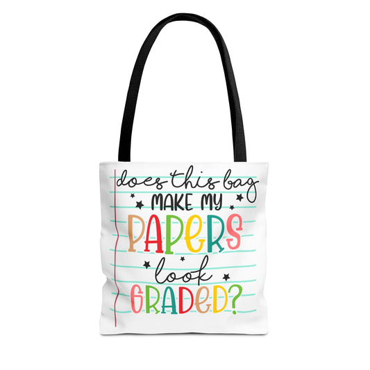 Cute School Tote Bag, Teacher Gift, Funny Tote, Back to School Bag, Classroom Accessories, Study Essentials
