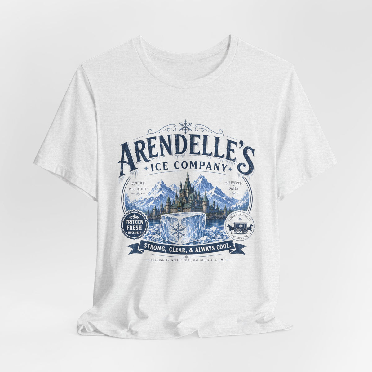 Arendelle's Ice Company T-Shirt — Vintage Mountain Graphic Tee