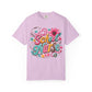 School Nurse T-Shirt — Cute Floral Stethoscope Design