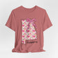 Alabama Floral State Tee — Pink Bow & Script
